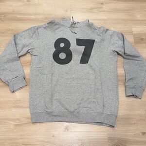 A.P.C. Gray Sweatshirt with Black Number Design